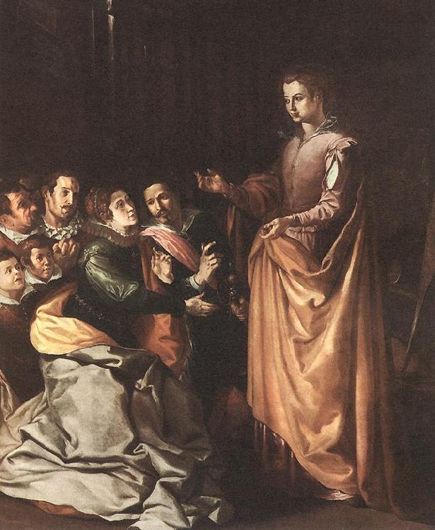 HERRERA, Francisco de, the Elder St Catherine Appearing to the Prisoners sf